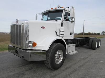 semi truck after being refurbished